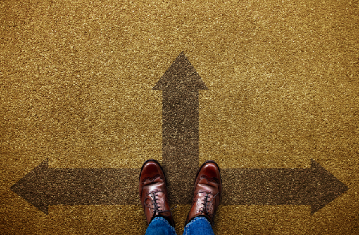 decision-life-business-concept-undecided-person-standing-forward-left-right-arrow-direction-top-view